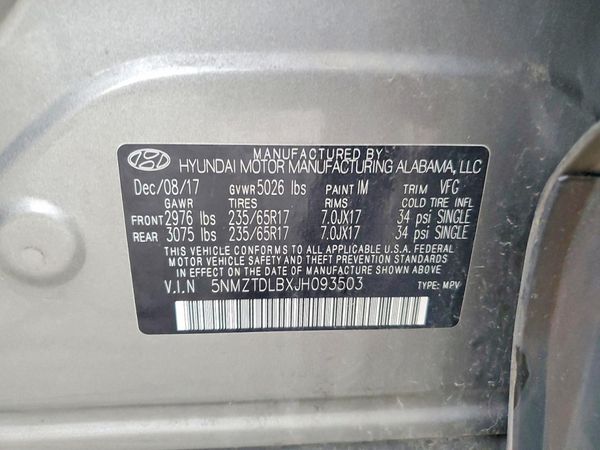 2018 HYUNDAI SANTA FE Sport Base