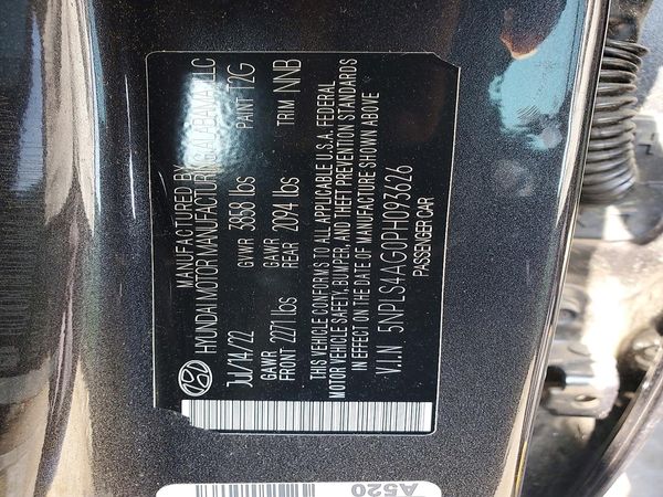 2023 HYUNDAI ELANTRA SEL w/Convenience Pkg
