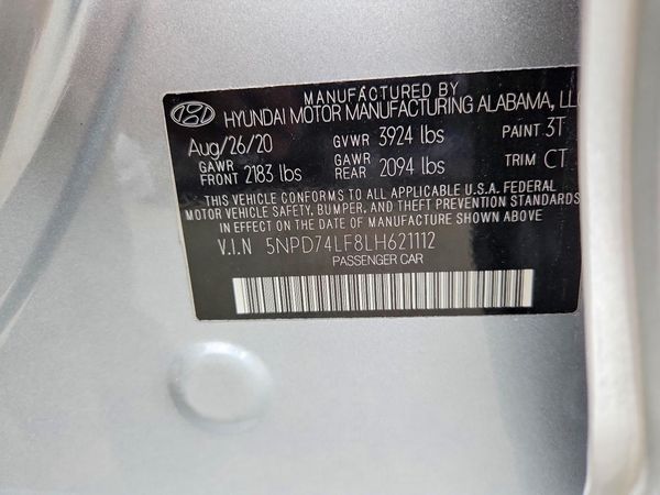 2020 HYUNDAI ELANTRA