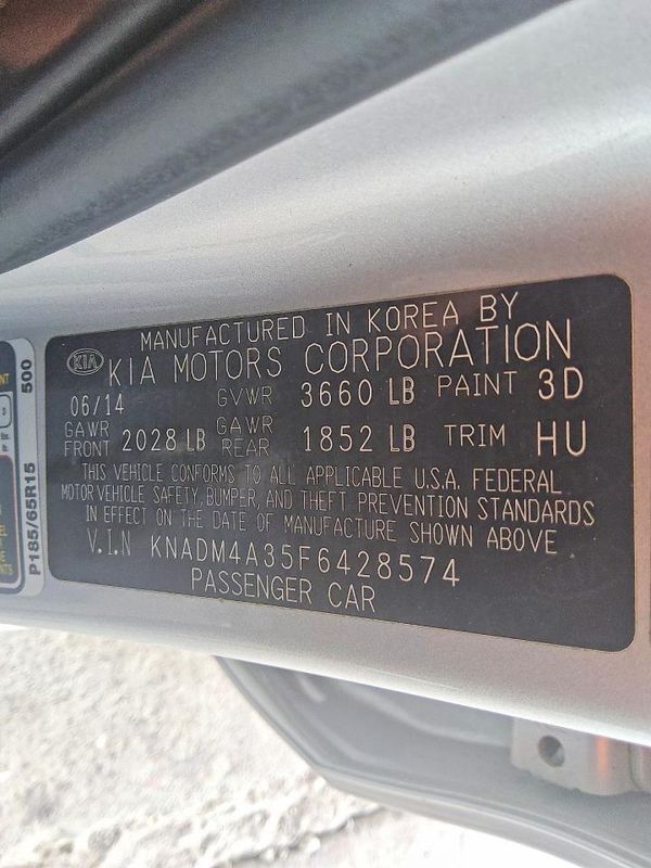 2015 KIA RIO GL - Middle-low