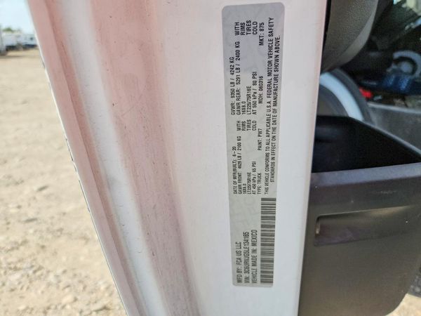 2020 RAM PROMASTER 3500 VF