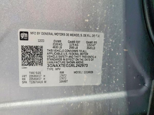 2024 CHEVROLET EQUINOX LS (2FL)