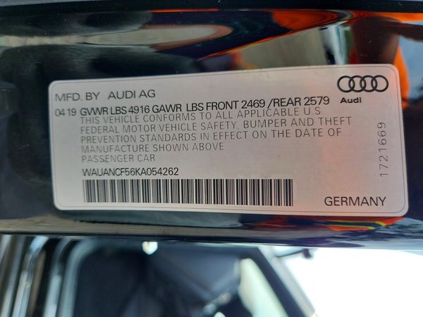 2019 AUDI A5 quattro Premium