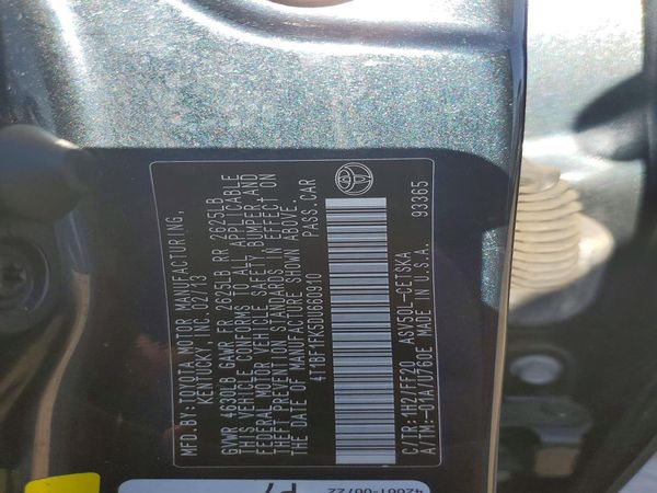 2013 TOYOTA CAMRY