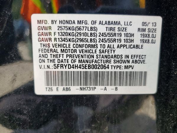 2014 ACURA MDX SH-AWD Tech