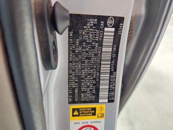 2016 TOYOTA CAMRY