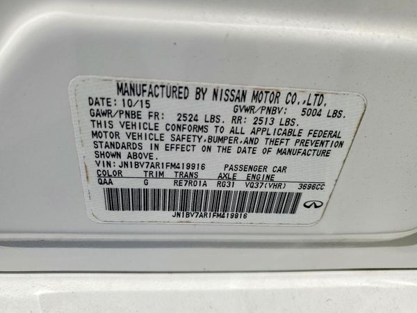 2015 INFINITI Q50