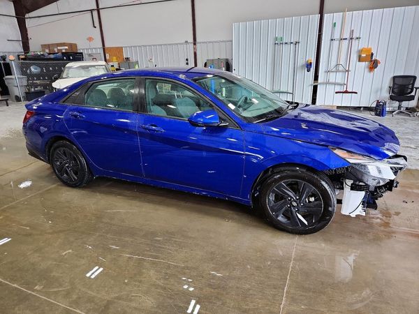2021 HYUNDAI ELANTRA Blue