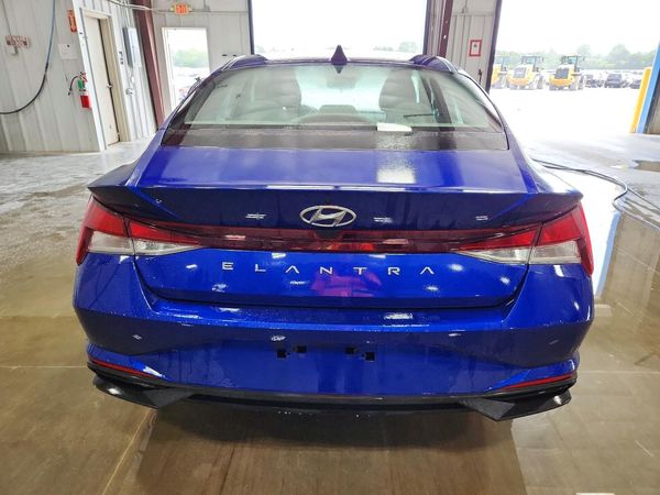 2021 HYUNDAI ELANTRA Blue