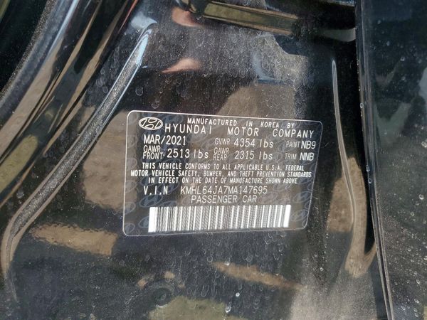 2021 HYUNDAI SONATA SEL