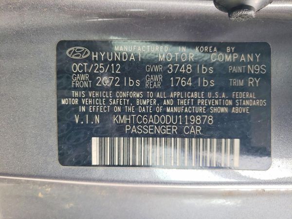 2013 HYUNDAI VELOSTER