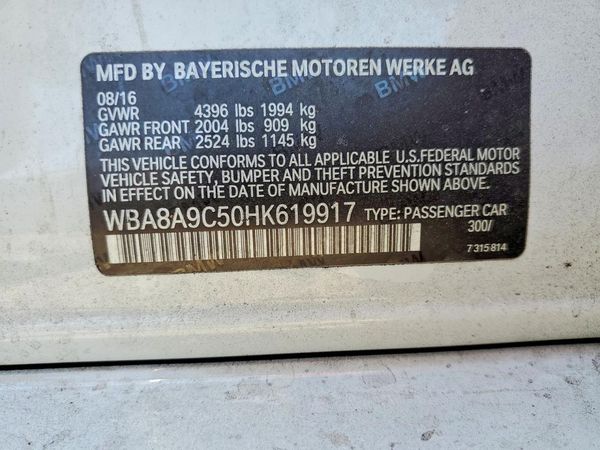 2017 BMW 320