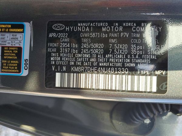 2022 HYUNDAI PALISADE