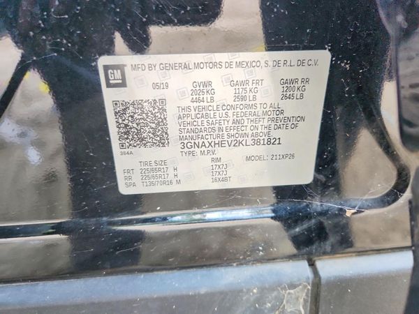 2019 CHEVROLET EQUINOX LS