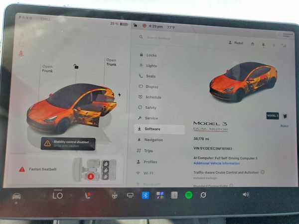 2022 TESLA MODEL 3