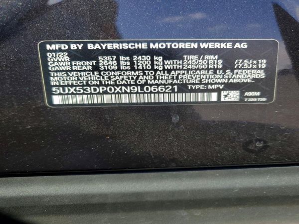 2022 BMW X3 xDrive30i