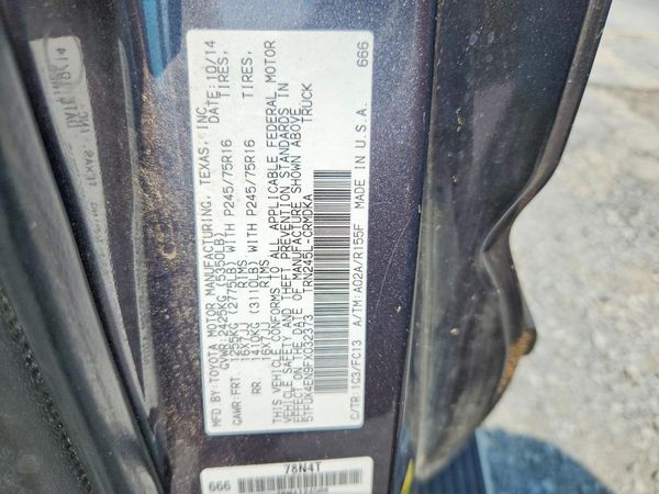 2015 TOYOTA TACOMA Delux Grade