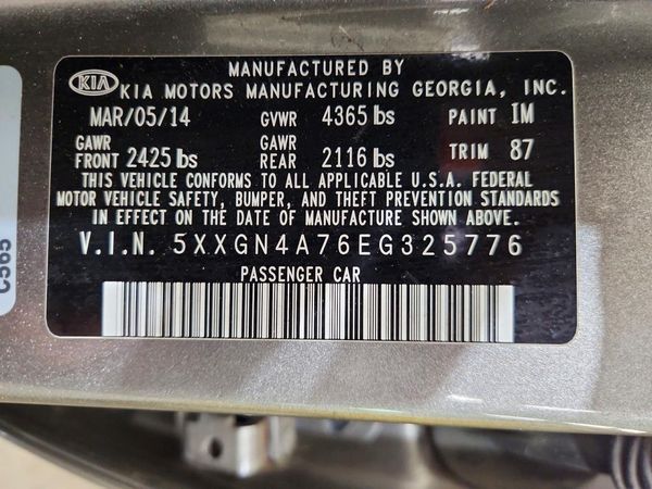 2014 KIA OPTIMA 2.4 EX STD/Premium /Tech