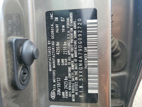2013 KIA OPTIMA EX