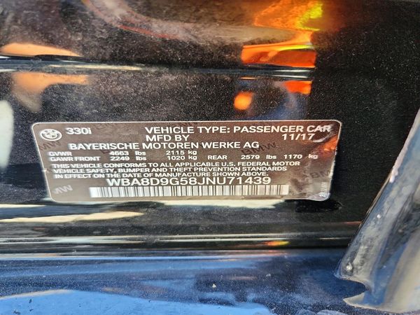 2018 BMW 330 xDrive SA
