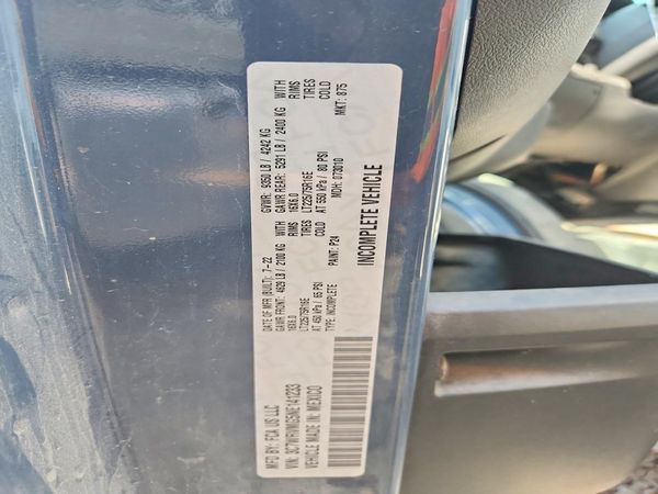 2022 RAM PROMASTER 3500