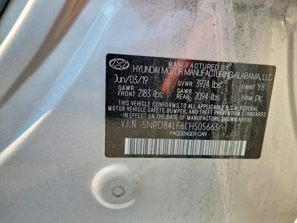 2020 HYUNDAI ELANTRA