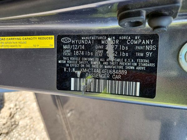 2014 HYUNDAI ACCENT