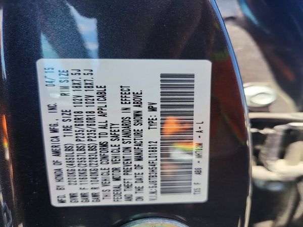2015 ACURA RDX Technology Package