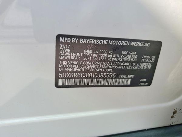 2017 BMW X5 xDrive50i