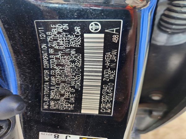 2012 TOYOTA PRIUS