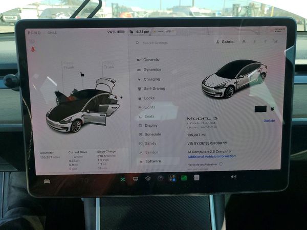 2018 TESLA MODEL 3
