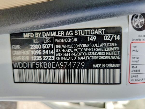 2014 MERCEDES-BENZ E