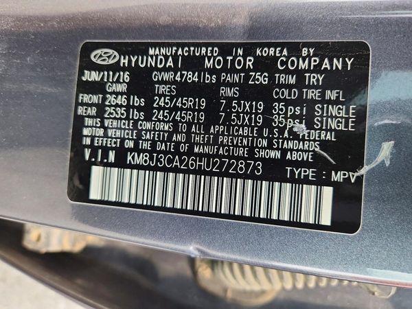 2017 HYUNDAI TUCSON