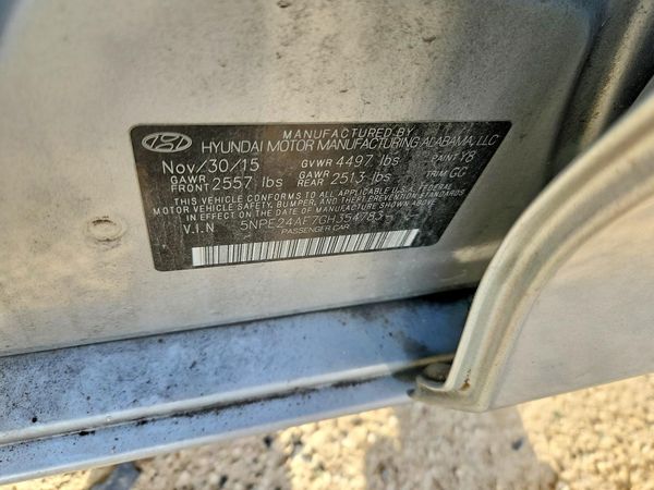 2016 HYUNDAI SONATA
