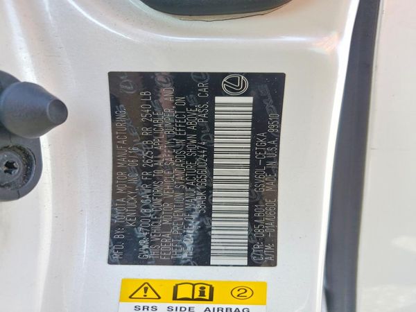 2016 LEXUS ES350 350 — VINS