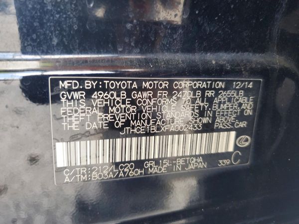 2015 LEXUS GS 350