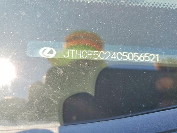 2012 LEXUS IS 250C