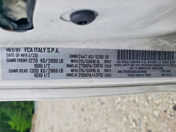 2020 RAM PROMASTER CITY ST