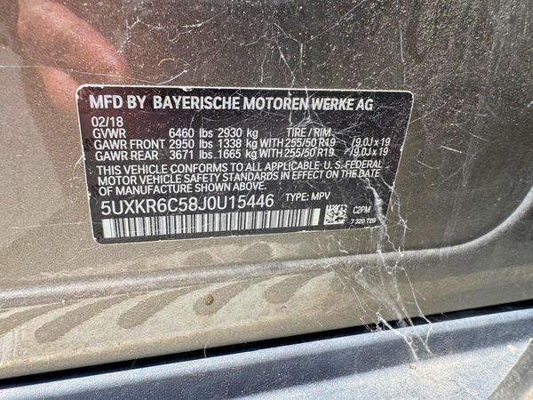 2018 BMW X5 xDrive50i