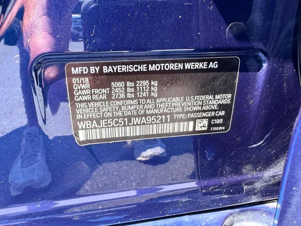 2018 BMW 540
