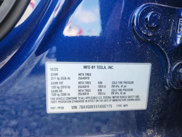 2026 TESLA MODEL Y