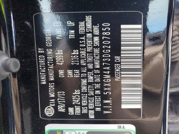 2013 KIA OPTIMA LX