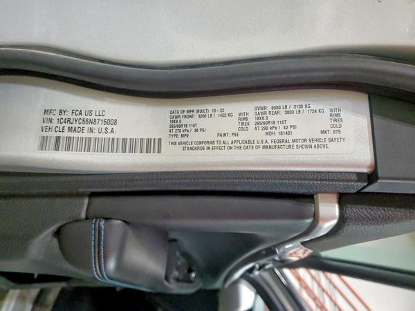 2022 JEEP GRAND CHEROKEE TRAILHAWK 4XE