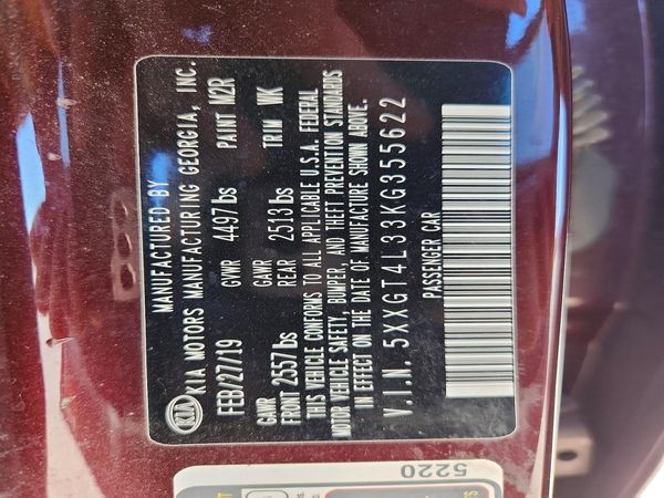2019 KIA OPTIMA