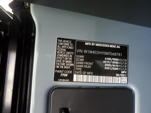 2021 MERCEDES-BENZ SPRINTER 907 (VS30)