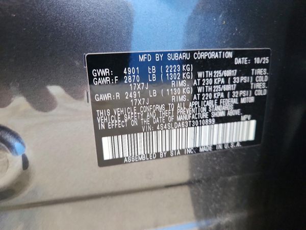 2026 SUBARU FORESTER