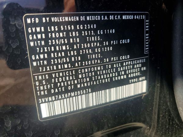2023 VOLKSWAGEN TIGUAN