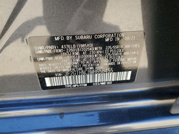 2021 SUBARU CROSSTREK Limited+NAVI+ES+BSD