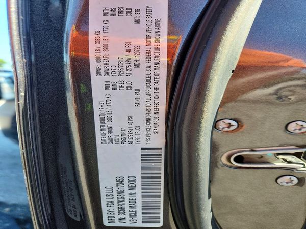 2022 RAM 1500 Tradesman — VINS