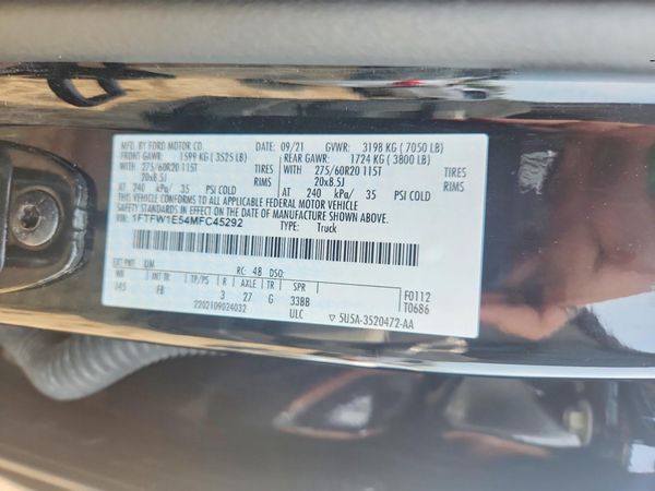 2021 FORD F150